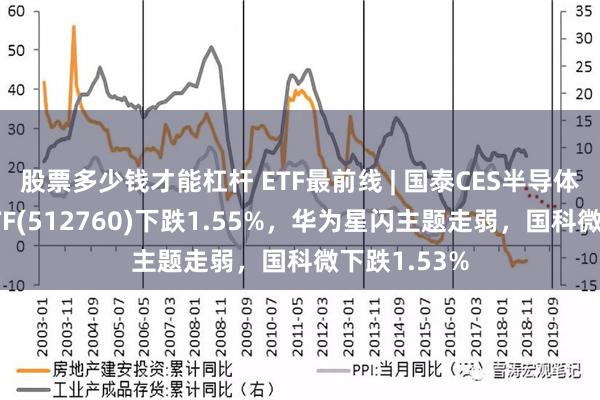 股票多少钱才能杠杆 ETF最前线 | 国泰CES半导体芯片行业ETF(512760)下跌1.55%，华为星闪主题走弱，国科微下跌1.53%